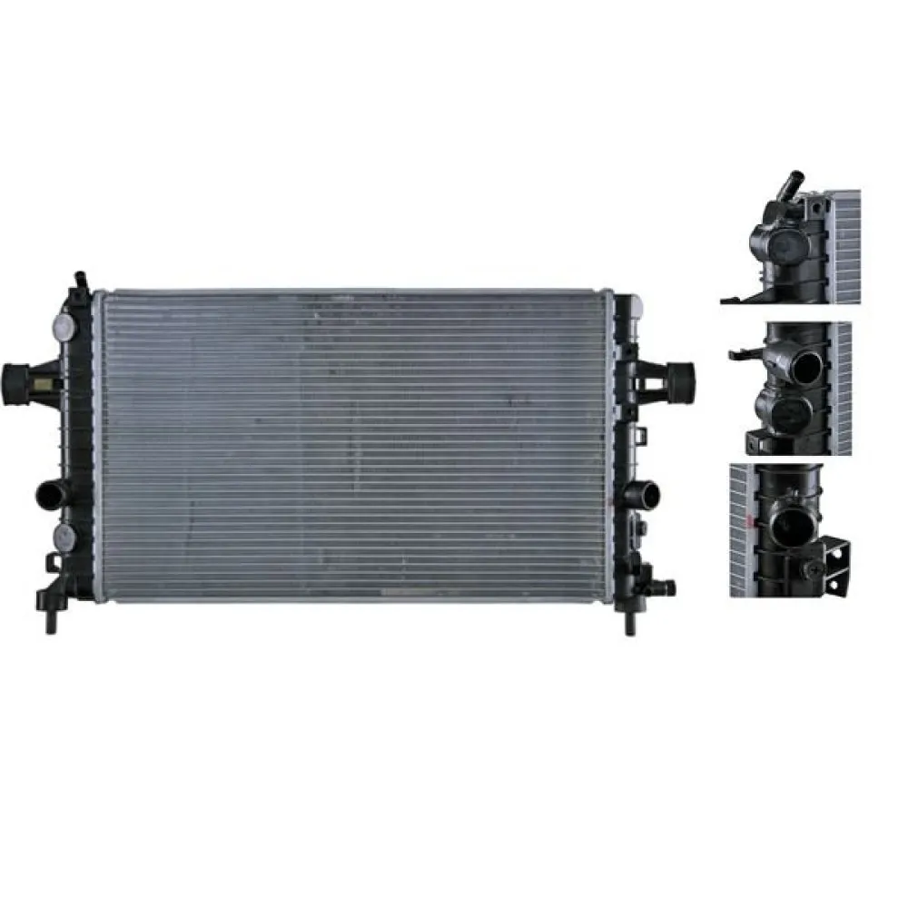 Radyatör Astra H- Zafira 1.6-1.8 (Ac+Klimasiz+Mek) (600X368X18)