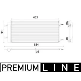Klima Radyatörü Kondansatörü Opel Astra K 15>22