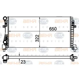 RADYATÖR GOLF VII-A3-LEON-OCTAVIA 1.2 TFSİ-1.6 TDİ 13- (650x322x23) (MRK/OTOM)