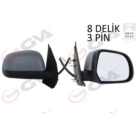 Diş Dikiz Aynasi Sağ Micra 10 Elektrikli Astarli Konveks 3 Fiş Vm-223Ehpr