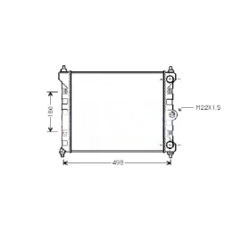 RADYATÖR VW POLO III 1300 CL/GT (CLASSIC 816703)