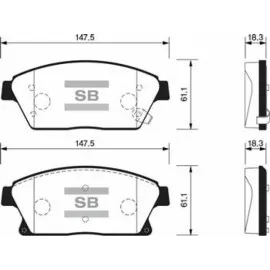Ön Balata 16 Inc Astra J 1.6-1.7Cdti-2.0Cdti-Mokka 12 Zafira 11 Cruze 1.6-1.8-2.0Cdi 09 Gdb1847