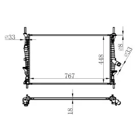 Motor Su Radyatoru Transit Tuorneo Custom V362 V363 2.2Tdci 100Ps 125Ps 135Ps 140Ps 155Ps 12
