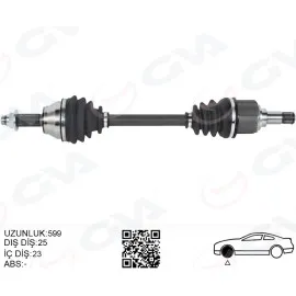 Ön Komple Aks Sol Ford Escort V / Vi 1.6 Hcs / 1.8 16V / 1.8D 90 95