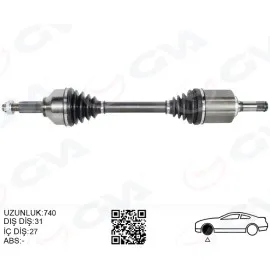 Komple Aks Ön Sol Custom 17> 2.0 Ecoblue Auto Am