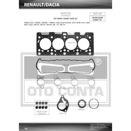 Üst Takim Contasi Keçeli Renault Clio-Kango-Megane Ii 1.5 D K9K (Subap Lastikli)