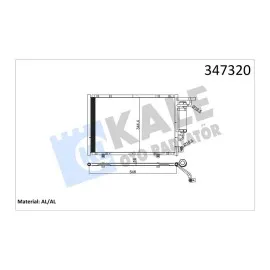 Kondanser Ford Transit Courier 1.5Tdci