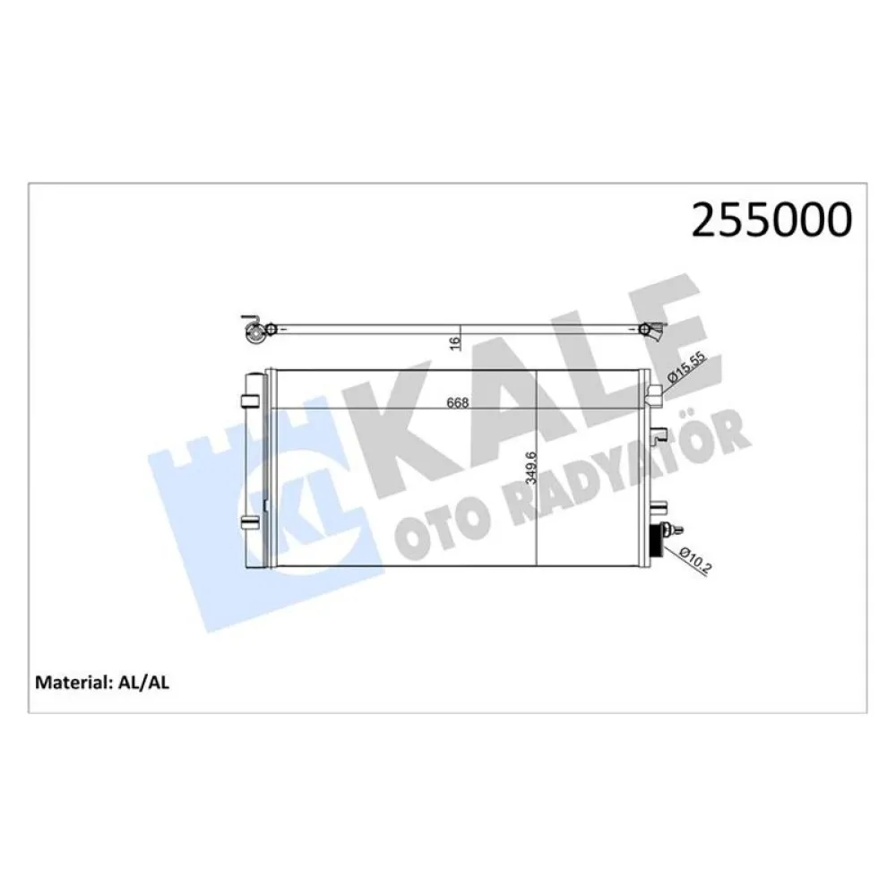 Klima Radyatörü Kurutuculu [ Renault Fluence, Megane Iii 1.5 Dci (K9K) 2010- ]