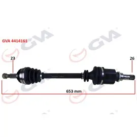 Komple Aks Sol Clio Iii 1.5 Dci 05- Logan 1.4-1.6-1.5 Dci 07- 653Mm