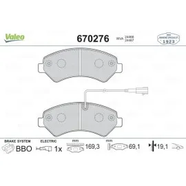 Ön Balata Boxer 2.2-3.0 Hdi 4 06 11 Ducato Mtj 07.06 11 Jumper 2.2-3.0 Hdi 4.06 11