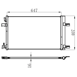 Klima Kondenseri Radyatörü - Otomatik Astra J-Zafira C-Cruze 1.4-1.6-1.7-2.0
