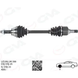 ÖN KOMPLE AKS SOL FORD ESCORT V / VI 1.6 HCS / 1.8 16V / 1.8D 90 95