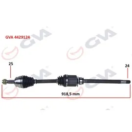 Komple Aks Sağ Fiorino-Bipper-Nemo 1.3 Mjt M/t Euro5 13- İç Aks Kafali