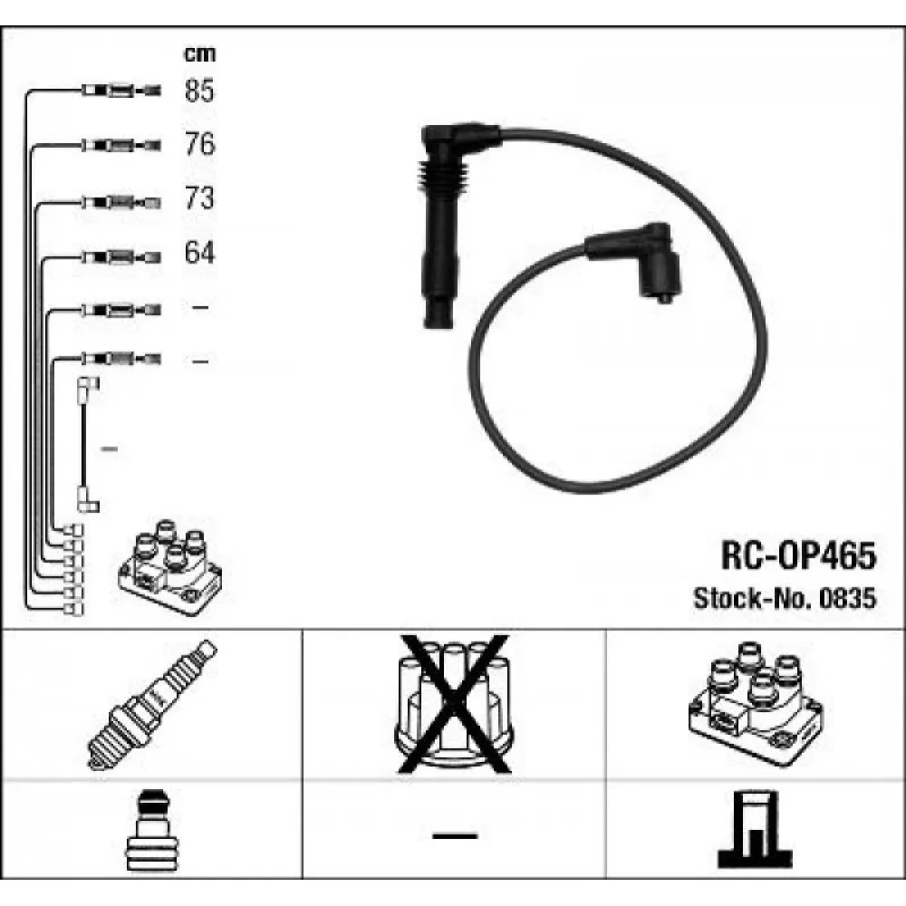 Rc-Op465 Ateşleme Kablosu