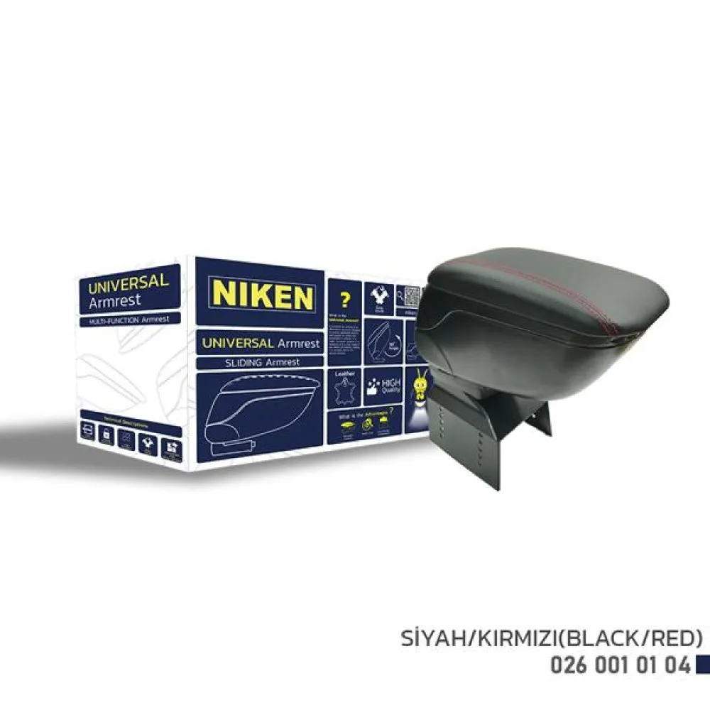 Kol Dayama Sürgülü Siyah Kirmizi