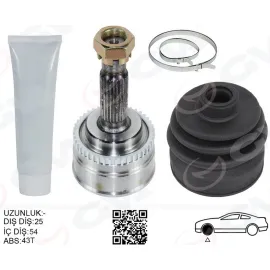 ÖN AKS KAFASI DIŞ SAĞ-SOL VOLVO S40 -V40 1.8 99 04