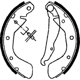 FREN PABUCU ARKA OPEL ASTRA F COMBO CORSA CORSA VAN TİGRA VECTRA A / DAEWOO ARANOS CİELO ESPERO LANOS NEXİA NUBİRA 10/91-