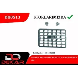 Kalorifer Havalandirma Difizor Yan R Uno