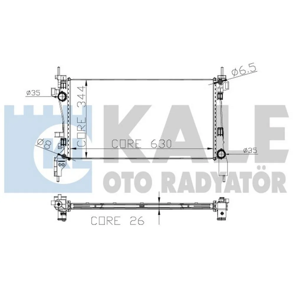 MOTOR SU RADYATÖRÜ [ FIAT FIORINO 1.3 MJET, PEUGEOT BIPPER 1.4/1.6 HDI BRAZING ]