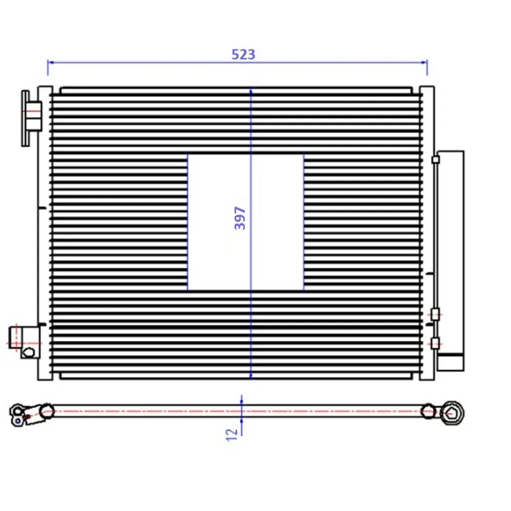 Klima Kondenseri Clio Iv-Captur-Logan Ii-Lodgy-Sandro Ii 1.5Dci-0.9Tce-1.2Tce Micra V K14 1.0 16