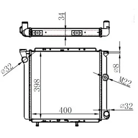 Radyatör Exp-R9-R11 360X370X18 Aleminyum