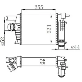 Turbo Radyatörü Intercooler Clio Iv-Captur-Logan Ii-Sandro Ii 1.5Dci-Clio Iv-0.9Tce-1.2Tce-1.6 13