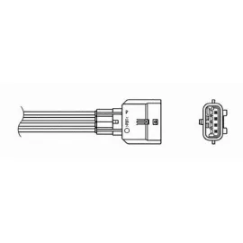 OKSİJEN SENSÖRÜ OZA624-E4 [ VW CADDY II, GOLF I-II-III-IV, PASSAT, POLO, AUDI A4, A6, SEAT CORDOBA, IBIZA, TOLEDO ]
