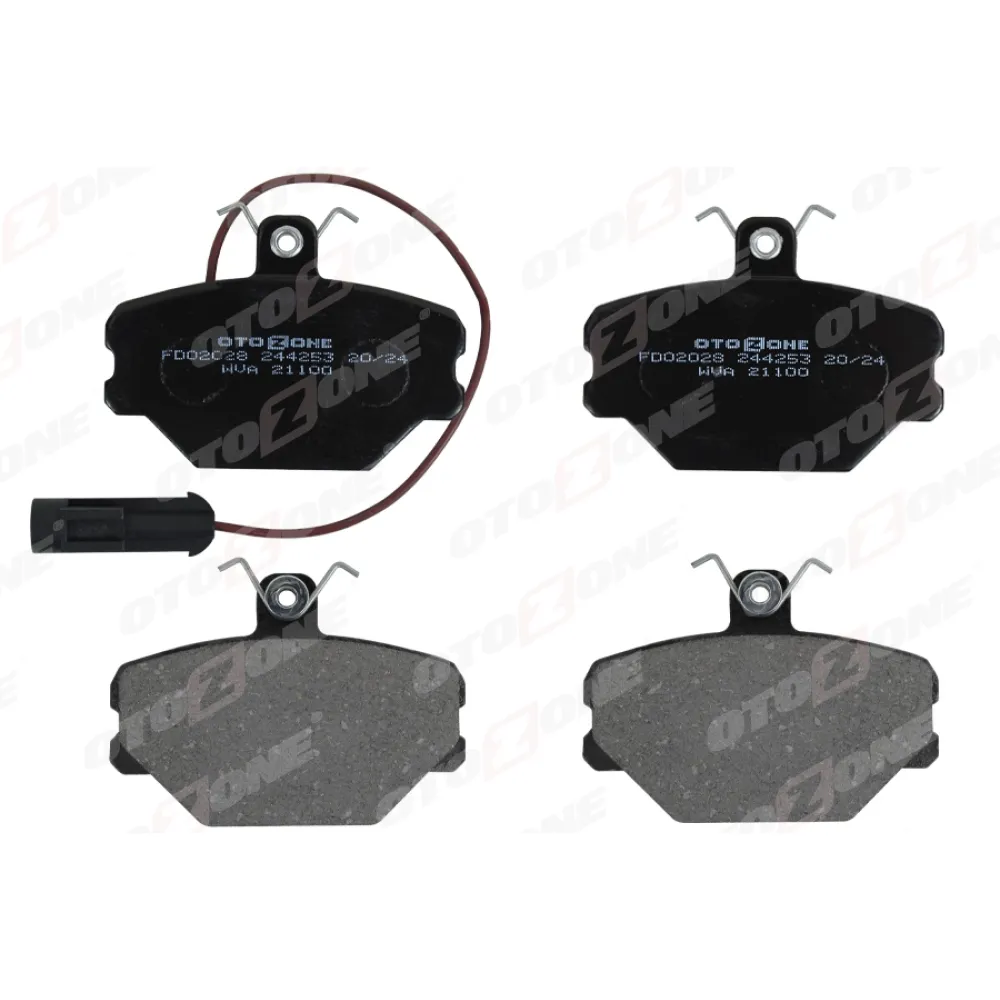 Ön Balata Fişli Tmpr-Tipo Uno 1.4-1.6 Panda 85-04 Gdb833