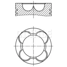 PISTON SEGMAN 84.50mm 0.50 BMW M57 D30 E46 E60 E90 E92 E65 E66 E83 E53