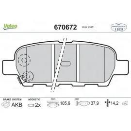 Arka Balata Nissan Xtrail 2.0-2.2Dci 01 Infiniti Fx35 3.5 03 Fx45 4.5 03 Grand Vitara 2.4 09