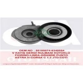 ALTERNATÖR GERGİ RULMANI KÜTÜKLÜ LINEA-PUNTO-AGILA-ASTRA H-J-COMBO-CORSA C-D-MERIVA 1.3CDTI-1.3JTD