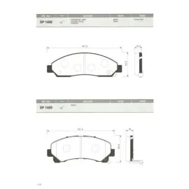 Balata Ön Disk Isuzu D-Max 11 Gdb3545