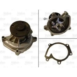 Devirdaim Su Pompasi Toyota Yaris 1.0L 1Sz-Fe Scp10 03-05 / 1.3L 2Sz-Fe Scp12 Scp90 03-09 4 Delik Flanş