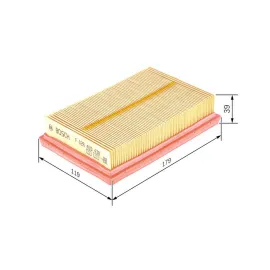 HAVA FILTRESI CITROEN C1 PEUGEOT 108 TOYOTA  AYGO YARIS 1.0 1.5 2010>