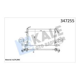 Radyatör Master Iii-Movano B 2.3Dci-Cdti 10 Klimali 773X469X26 Mm