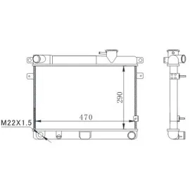 Radyatör M131 Em-Ym 470X292X34 3 Sira Süper