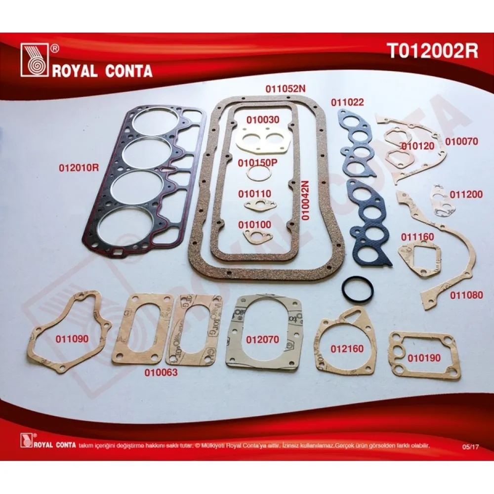 Motor Takim Conta Süper Keçesiz M131 Dkş 1600