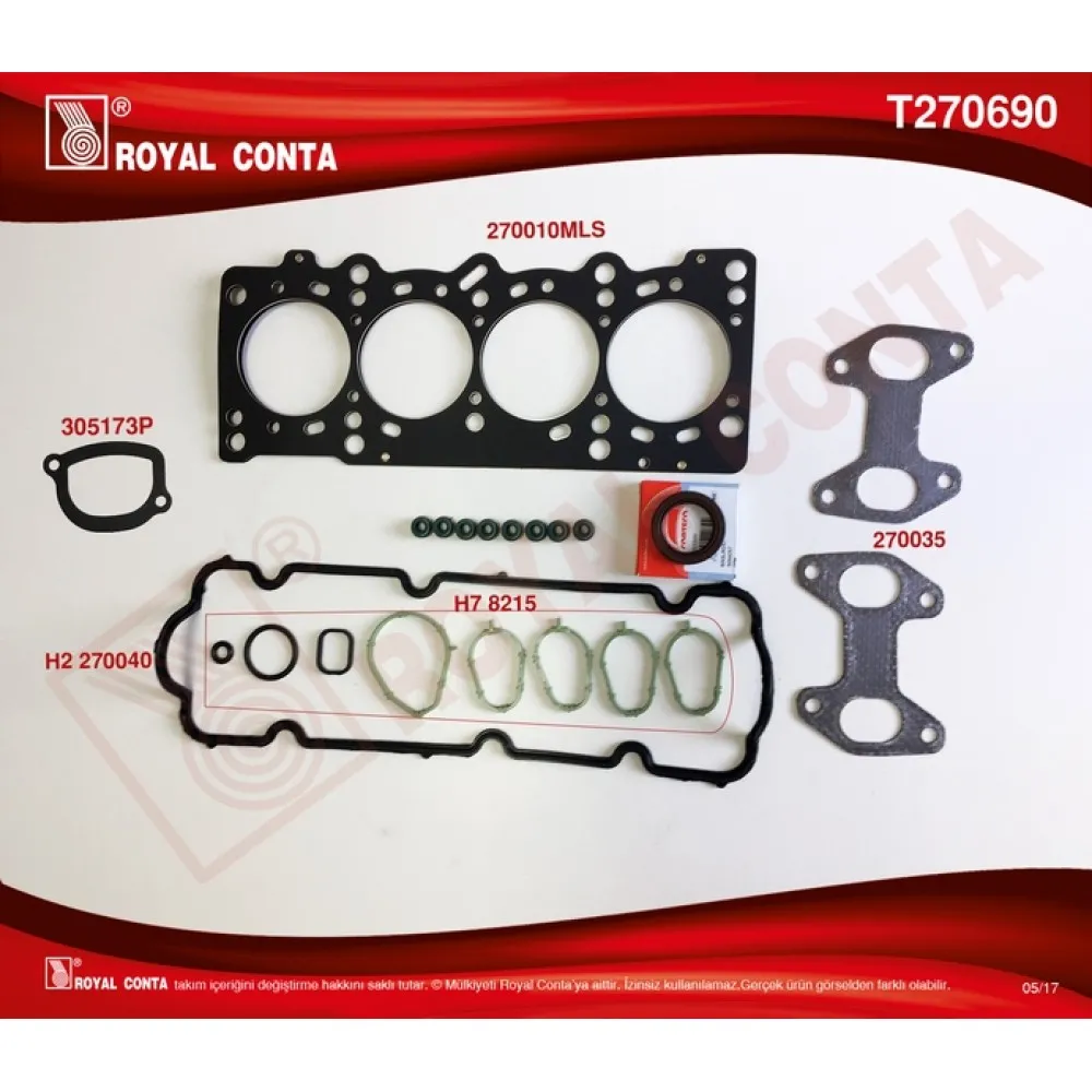 Üst Takim Conta Palio 1.2 8V Ym 60-65Hp 188A4.000