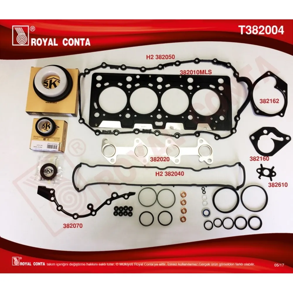 Motor Takim Conta Skt Keçeli/sub.lastikli Clio-Mgn 1.5 Dci