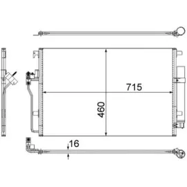 Klima Radyatoru Mercedes Sprinter 906 06 16 . Vw Crafter 06 16