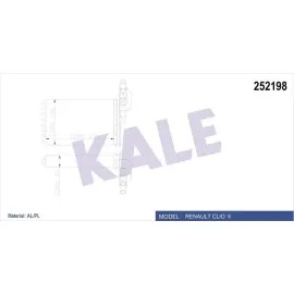 Kalorifer Radyatörü Clio Ii 00 Symbol Ii 08 234X158 2 Sira Al Pl Sistem