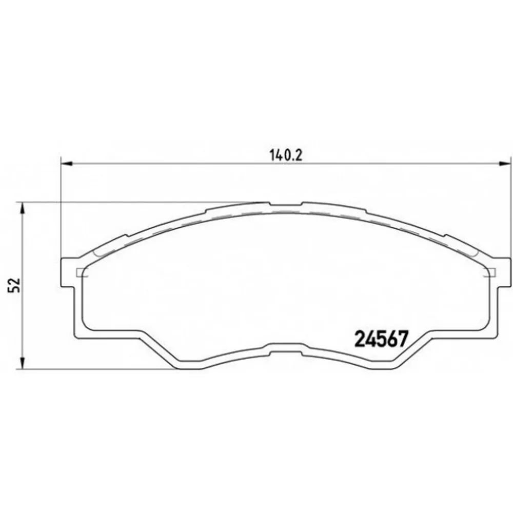 Ön Balata Toyota Hilux Iii Pickup 2.5D-4D 06 Gdb3500