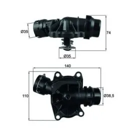 Termostat 88C Bmw 3 E46 330D-Xd-5 E39 525D-530D-7 E38 730D-Bmw X5 E53 3.0D 00 Landrover