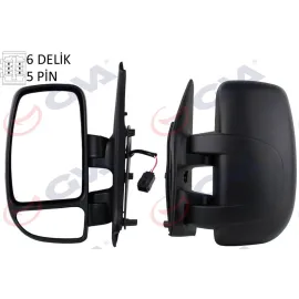 DIŞ DİKİZ AYNASI SOL MASTER-MOVANO 04 ELEKTRİKLİ ISITMALI KONVEKS 5 FİŞ VM-969EHL