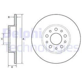 FREN DİSKİ ARKA FIAT 500 L 12 EGEA 15 1.0 1.3 MTJ 1.4 1.6 MTJ 15