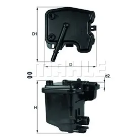 Yakit Filtresi Partner-206-207-307-308-407-Berlingo-C2-C3-C4-C5-Fiesta-Focus-C-Max-Tepee 1.6Hdi