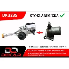 Yag Sogutucu Govde Plastik Astra J-Combo D-Bipper-Nemo-Aveo-Egea-Doblo-Linea Euro5 1.3 Hdi-Mtj A13Fd