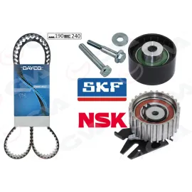 EKSANTRİK GERGİ KİTİ 190x240 BRAVO 96 DOBLO 01 MAREA 99-02 1.9JTD KTB458 KTB818 BEYAZ TEFLONLU