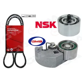 TRİGER KAYIŞ SETİ EKSANTRİK SETİ HYUNDAI ACCENT ADMIRE GETZ 1.5L D3EA 02-05 / TUCSON SANTAFE 2.0L 2.2L D4EA D4EB 04-09 / SONATA 2.0L 06-11 / KIA SPORTAGE 2.0L D4EA 04-10 1 KAYIŞ 2 RULMAN 123x280