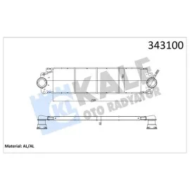 Turbo Radyatörü Intercooler Vw Transporter T5 Al/pl/brz 720X194X27
